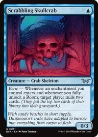 Scrabbling Skullcrab - Duskmourn: House of Horror - Magic: The Gathering card