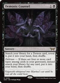 Demonic Counsel - Duskmourn: House of Horror - Magic: The Gathering card
