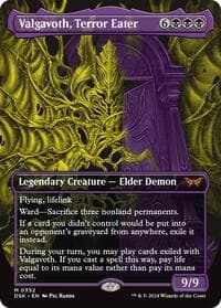 Valgavoth, Terror Eater (Showcase) - Duskmourn: House of Horror - Magic: The Gathering card