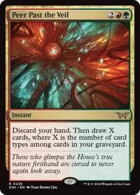 Peer Past the Veil - Duskmourn: House of Horror - Magic: The Gathering card