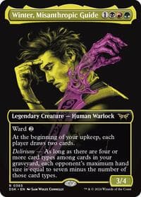 Winter, Misanthropic Guide (Showcase) - Duskmourn: House of Horror - Magic: The Gathering card