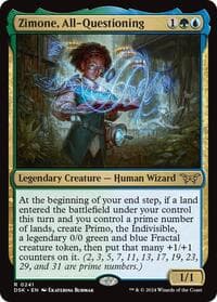 Zimone, All-Questioning - Duskmourn: House of Horror - Magic: The Gathering card