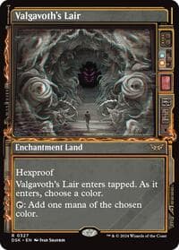 Valgavoth's Lair (Showcase) - Duskmourn: House of Horror - Magic: The Gathering card