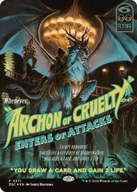 Archon of Cruelty (Showcase) - Commander: Duskmourn: House of Horror - Magic: The Gathering card