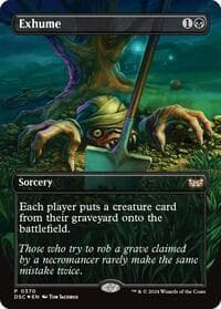 Exhume (Borderless) - Commander: Duskmourn: House of Horror - Magic: The Gathering card
