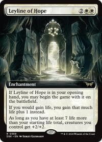 Leyline of Hope (Extended Art) - Duskmourn: House of Horror - Magic: The Gathering card