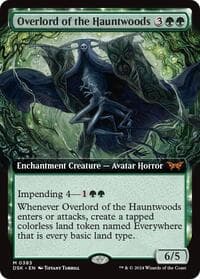 Overlord of the Hauntwoods (Extended Art) - Duskmourn: House of Horror - Magic: The Gathering card