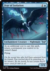 Fear of Isolation - Duskmourn: House of Horror - Magic: The Gathering card