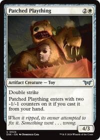Patched Plaything - Duskmourn: House of Horror - Magic: The Gathering card