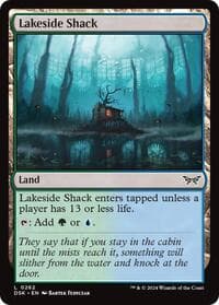 Lakeside Shack - Duskmourn: House of Horror - Magic: The Gathering card