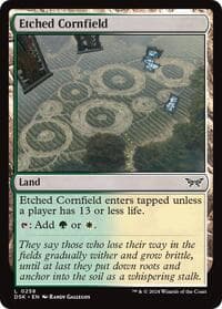 Etched Cornfield - Duskmourn: House of Horror - Magic: The Gathering card