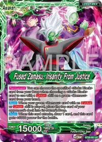 Zamasu // Fused Zamasu, Insanity From Justice - Ultimate Advent - Dragon Ball Super: Masters card