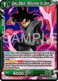 Goku Black, Returning to Zero - Ultimate Advent - Dragon Ball Super: Masters card