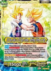 SS Son Goku // SS Son Goku & SS Son Gohan, Battling Father & Son - Ultimate Advent - Dragon Ball Super: Masters card
