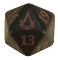 Magic: the Gathering Universes Beyond: Assassin's Creed Spindown Life Counter - Wizards of the Coast Dice - Life Counters card