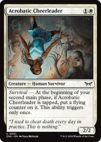Acrobatic Cheerleader - Duskmourn: House of Horror - Magic: The Gathering card