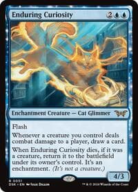 Enduring Curiosity - Duskmourn: House of Horror - Magic: The Gathering card