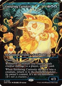 Enduring Curiosity (Showcase) - Duskmourn: House of Horror - Magic: The Gathering card