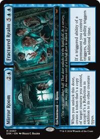 Mirror Room // Fractured Realm - Duskmourn: House of Horror - Magic: The Gathering card