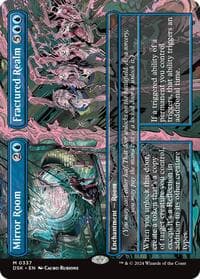 Mirror Room // Fractured Realm (Borderless) - Duskmourn: House of Horror - Magic: The Gathering card