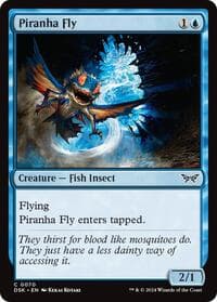 Piranha Fly - Duskmourn: House of Horror - Magic: The Gathering card