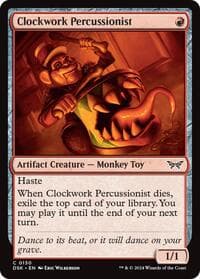 Clockwork Percussionist (0130) - Duskmourn: House of Horror - Magic: The Gathering card