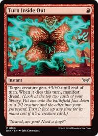 Turn Inside Out - Duskmourn: House of Horror - Magic: The Gathering card