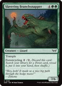 Slavering Branchsnapper - Duskmourn: House of Horror - Magic: The Gathering card