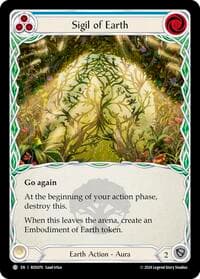 Sigil of Earth - Rosetta - Flesh and Blood TCG card