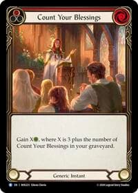 Count Your Blessings (Red) - Rosetta - Flesh and Blood TCG card