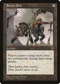 Static Orb - Tempest - Magic: The Gathering card