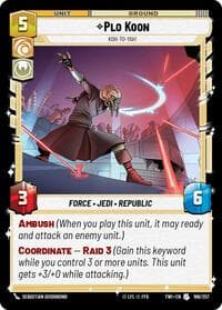 Plo Koon - Koh-to-yah! - Twilight of the Republic - Star Wars: Unlimited card