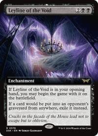 Leyline of the Void (Extended Art) - Duskmourn: House of Horror - Magic: The Gathering card
