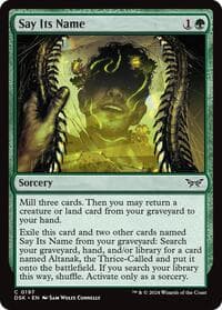 Say Its Name - Duskmourn: House of Horror - Magic: The Gathering card