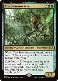 The Swarmweaver (0301) - Duskmourn: House of Horror - Magic: The Gathering card