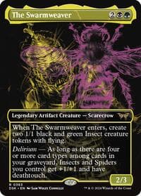 The Swarmweaver (Showcase) - Duskmourn: House of Horror - Magic: The Gathering card
