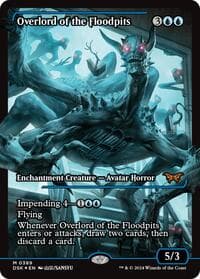 Overlord of the Floodpits (Showcase) - Duskmourn: House of Horror - Magic: The Gathering card