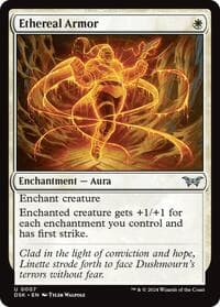 Ethereal Armor - Duskmourn: House of Horror - Magic: The Gathering card