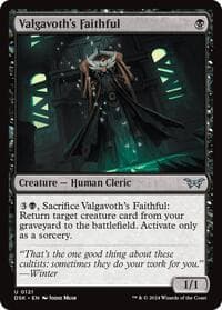 Valgavoth's Faithful - Duskmourn: House of Horror - Magic: The Gathering card