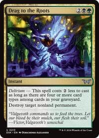 Drag to the Roots - Duskmourn: House of Horror - Magic: The Gathering card