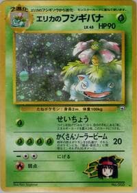 Erika's Venusaur - Challenge from the Darkness - Pokemon Japan card