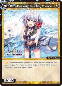 Alto//Fesonne, Erupting Cannon - Fesonne Diva - WIXOSS card
