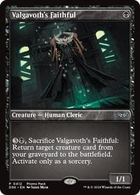 Valgavoth's Faithful - Promo Pack: Duskmourn: House of Horror - Magic: The Gathering card