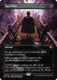 Sacrifice (Borderless) - Special Guests - Magic: The Gathering card