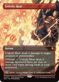 Unholy Heat (Borderless) - Special Guests - Magic: The Gathering card