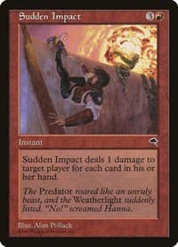 Sudden Impact - Tempest - Magic: The Gathering card