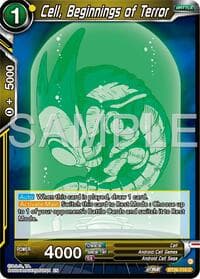 Cell, Beginnings of Terror - Ultimate Advent - Dragon Ball Super: Masters card