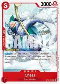 Chess - Two Legends Pre-Release Cards - One Piece Card Game card