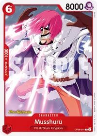 Musshuru - Two Legends Pre-Release Cards - One Piece Card Game card
