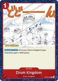 Drum Kingdom - Two Legends Pre-Release Cards - One Piece Card Game card